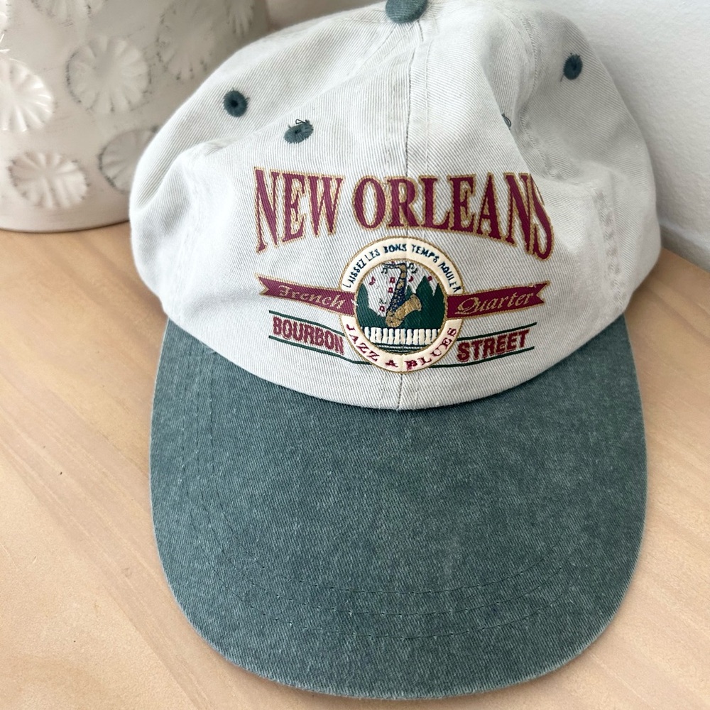 Dad Hat New Orleans French Quarter Bourbon Street Embroidered Cap Hat